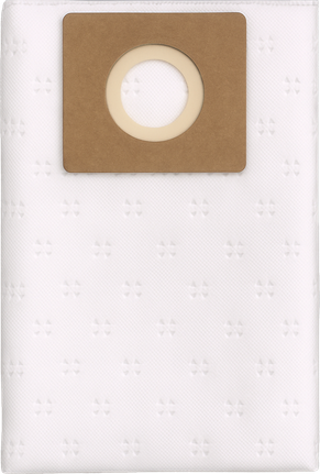 플라스틱 칼라가 달린 Bosch 플리스 진공청소기 가방 직사각형.